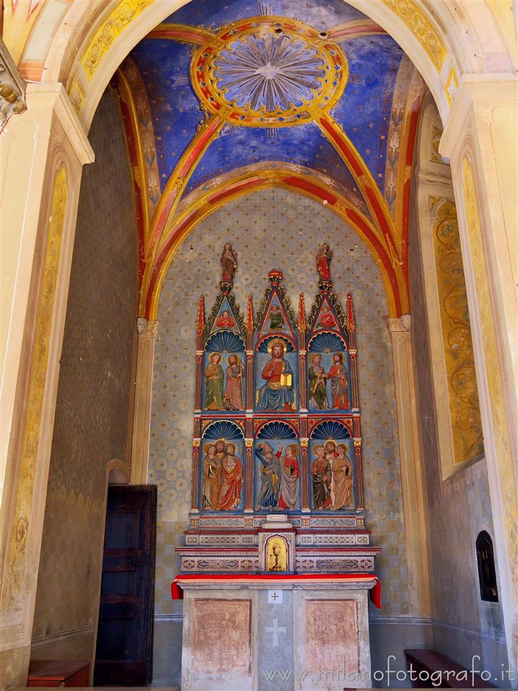 Castiglione Olona (Varese, Italy) - Chapel at the head of the right aisle of the Collegiate Church of Saints Stephen and Lawrence